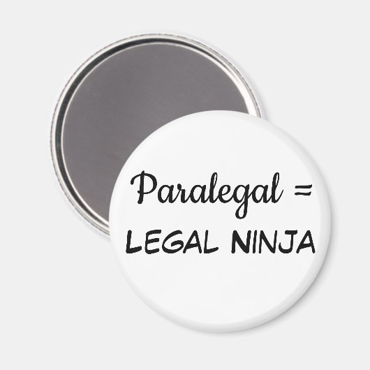 Paralegal = Legal Ninja Magneet (Voorkant / Achterkant)