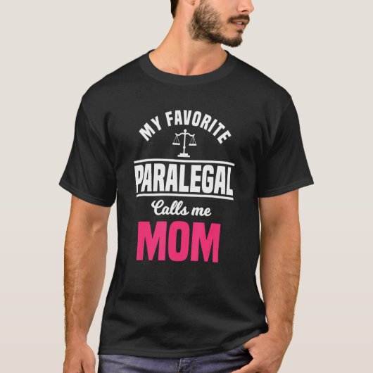 Paralegal Ma Law Juridisch assistent Moeder T-shirt (Voorkant)