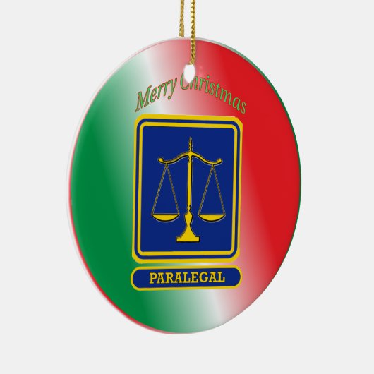 Paralegal Shield Keramisch Ornament (Rechts)