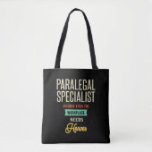Paralegal Specialist Tote Bag (Voorkant)