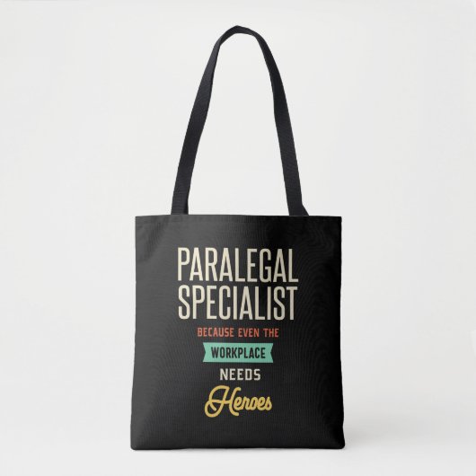 Paralegal Specialist Tote Bag (Voorkant)