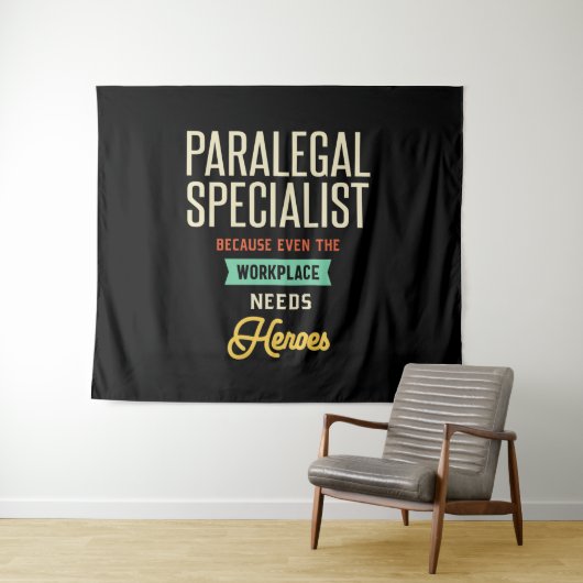 Paralegal Specialist Wandkleed (In Situ (horizontaal))