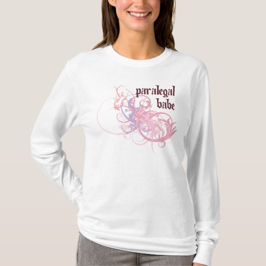 Paralegal Work Babe T-shirt (Voorkant)