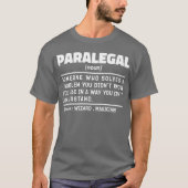 Paralegal zelfstandig naamwoord definitie juridisc t-shirt (Voorkant)