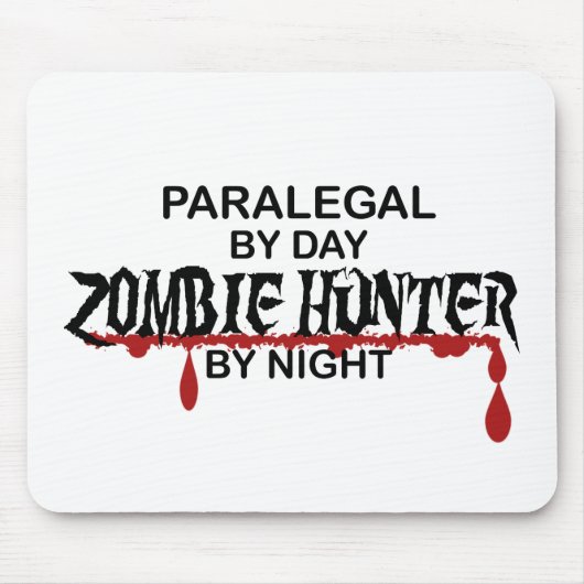 Paralegal Zombie Hunter Muismat (Voorkant)