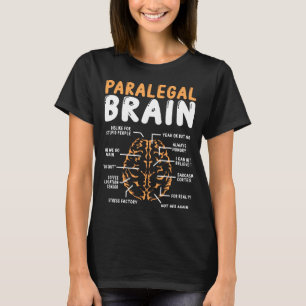Paralegale carrières die deelnemen aan de rechten t-shirt