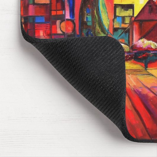 Parallax Cityscape - Mousepad Muismat (Hoek)