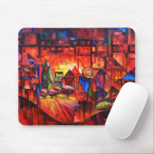 Parallax Cityscape - Mousepad Muismat (Met muis)