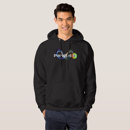 Paralle8 Mannen Gamer Hoodie (Voorkant volledig)