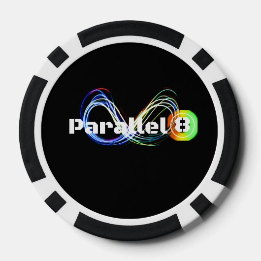 Parallel8 Poker Chip (Achterkant)