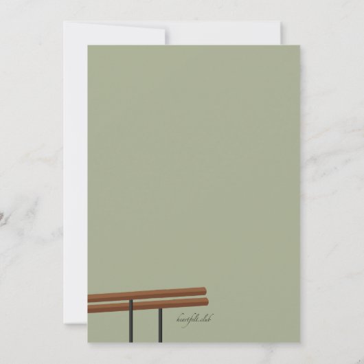 Parallel Bars Gymnast Invitation Kaart (Achterkant)