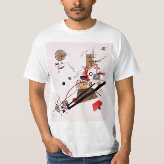 Parallel Diagonals Wassily Kandinsky T-shirt (Voorkant)
