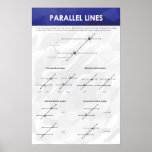 Parallel Lines - Math Poster<br><div class="desc">Parallel Lines</div>