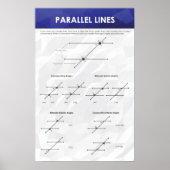 Parallel Lines - Math Poster (Voorkant)