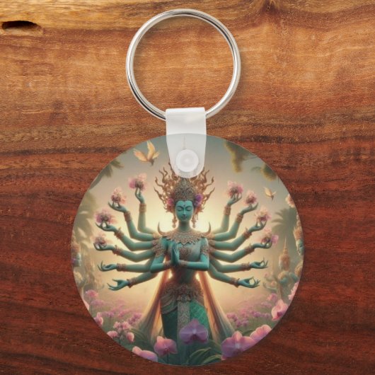 Parallel Realm Goddess Sleutelhanger (Achterkant)
