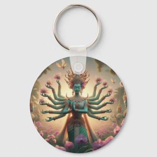 Parallel Realm Goddess Sleutelhanger (Achterkant)