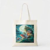 Parallel Realms Baby Godin en Olifant. Tote Bag (Voorkant)