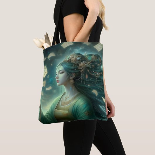 Parallel Realms Godin Tarot kaart Totebag Tote Bag (Dichtbij)