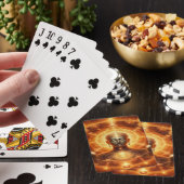 Parallel Realms speelkaarten. Koning der goden Pokerkaarten (Insitu)