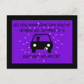 parallel universum briefkaart (Voorkant)