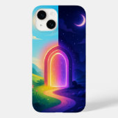 Parallel Worlds iPhone Case – Surrealistische Dual (Achterkant)