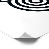 Parallelle lijnen Art Print - Black and White Line (Hoek)