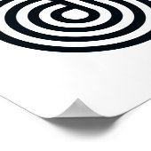 Parallelle lijnen Art Print - Black and White Line (Hoek)