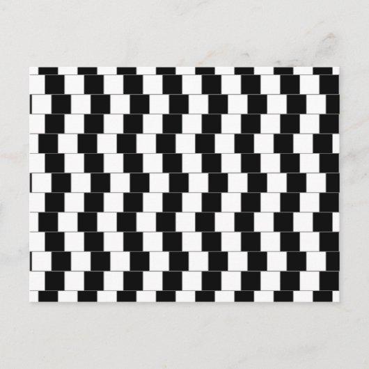 Parallelle lijnen briefkaart (Voorkant)