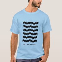 Parallelle lijnen geometrisch-optische illusie