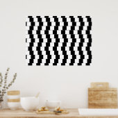 Parallelle lijnen poster (Keuken)