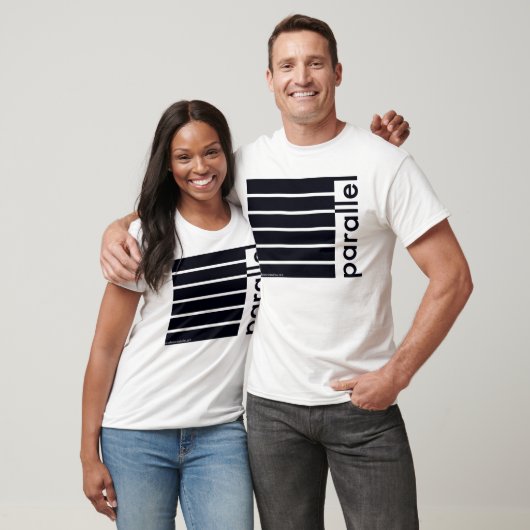 Parallelle muziekstudio's t-shirt (Unisex)