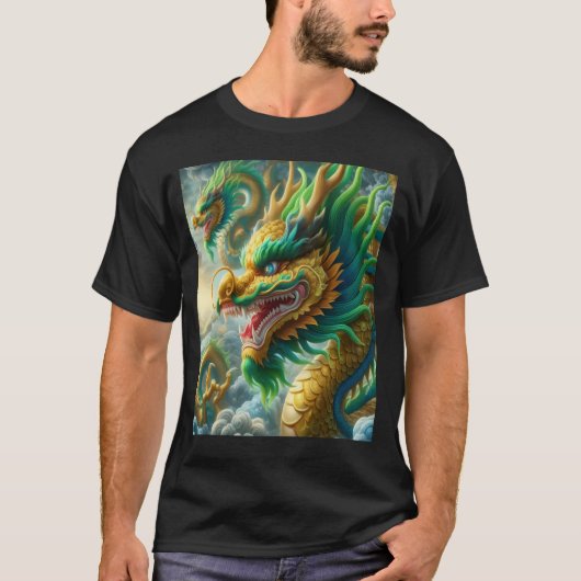 PARALLELLE RIJKEN DRAAK MANNEN SHIRT (Voorkant)