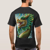 PARALLELLE RIJKEN DRAAK MANNEN SHIRT (Achterkant)