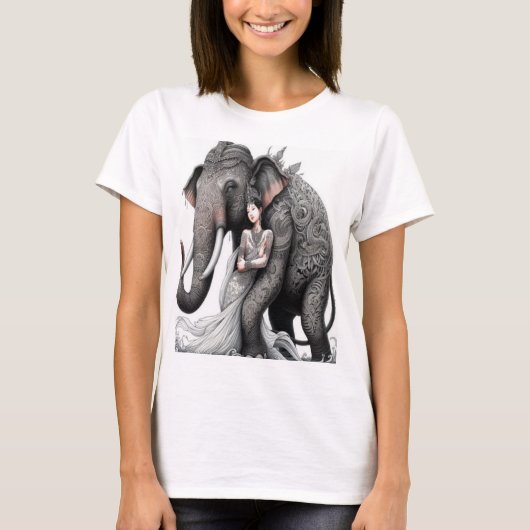 PARALLELLE RIJKEN VROUW T SHIRT (Voorkant)