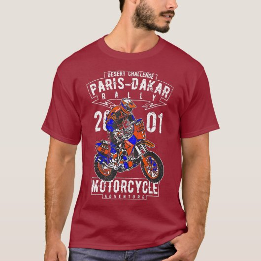 Parallelle ringweg in Parijs Dakar, Sahara T-shirt (Voorkant)