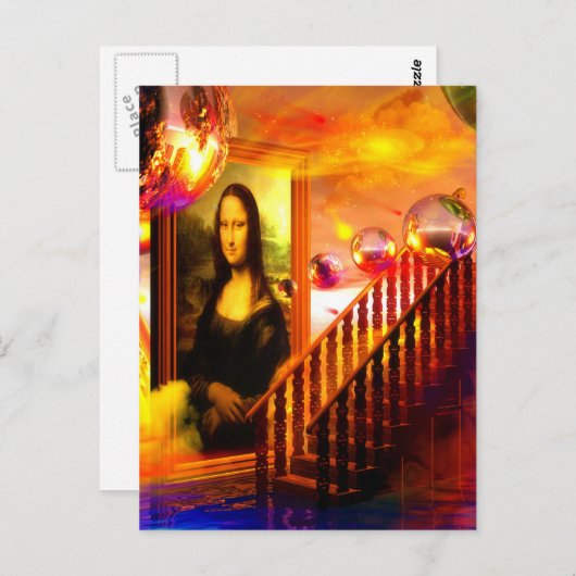 Parallelle universum briefkaart (Voorkant / Achterkant)