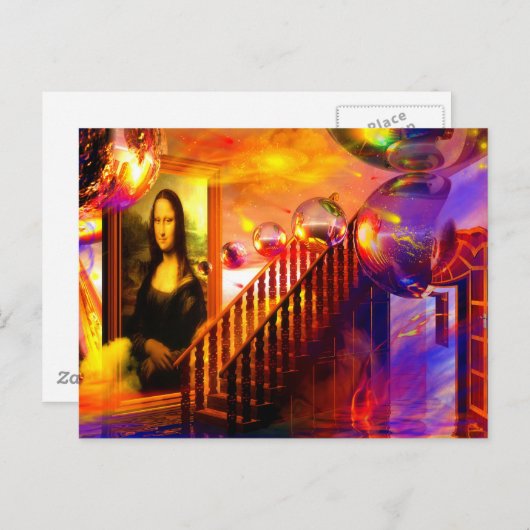 Parallelle universum briefkaart (Voorkant / Achterkant)