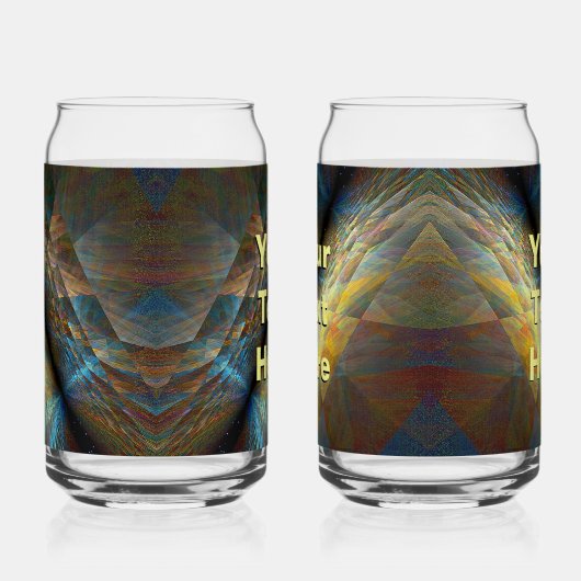 Parallelle vlakken blikvorm glas (Links)