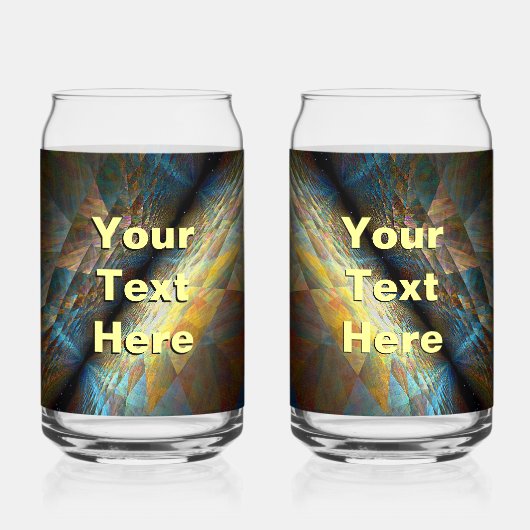 Parallelle vlakken blikvorm glas (Achterkant)