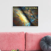 Parallelle vlakken canvas afdruk (Insitu (Woonkamer))