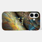 Parallelle vlakken Case-Mate iPhone case (Achterkant (horizontaal))
