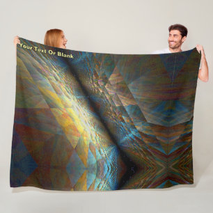 Parallelle vlakken fleece deken