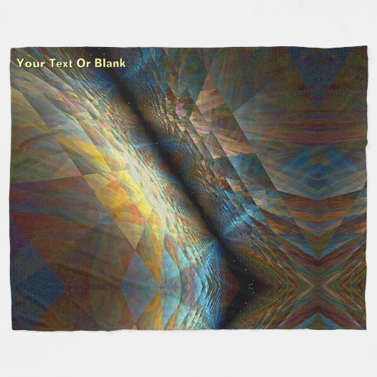 Parallelle vlakken fleece deken (Voorkant (Horizontaal))