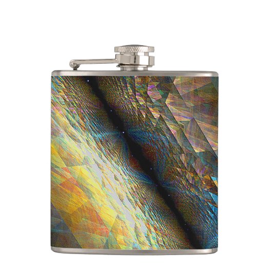 Parallelle vlakken heupfles (Voorkant)