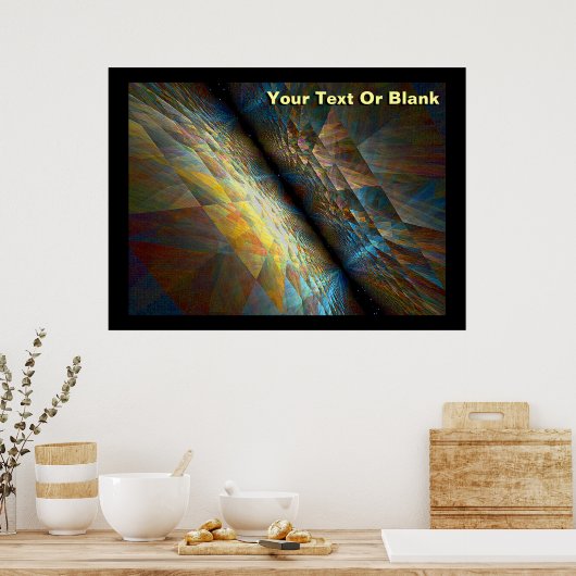 Parallelle vlakken poster (Keuken)