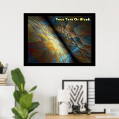 Parallelle vlakken poster (Thuiskantoor)