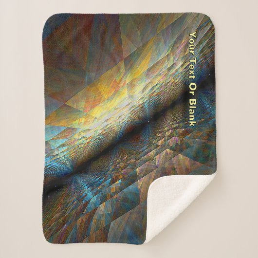 Parallelle vlakken sherpa deken (Voorkant)