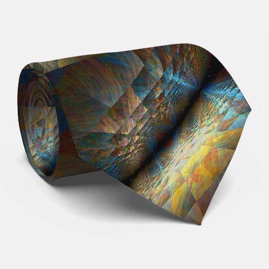 Parallelle vlakken stropdas (Opgerold)