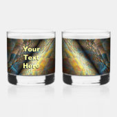 Parallelle vlakken whisky glas (Achterkant)