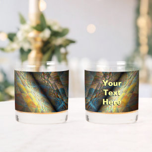 Parallelle vlakken whisky glas